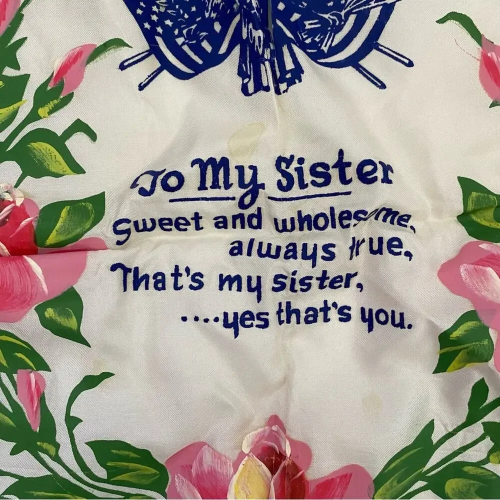 WWII US Navy Sister Pillow Case Covers Set